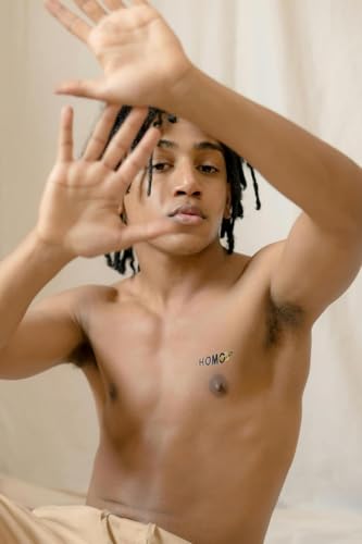 26 Kinky Male Temporary Tattoos - LGBTQ+ Pride Sheet