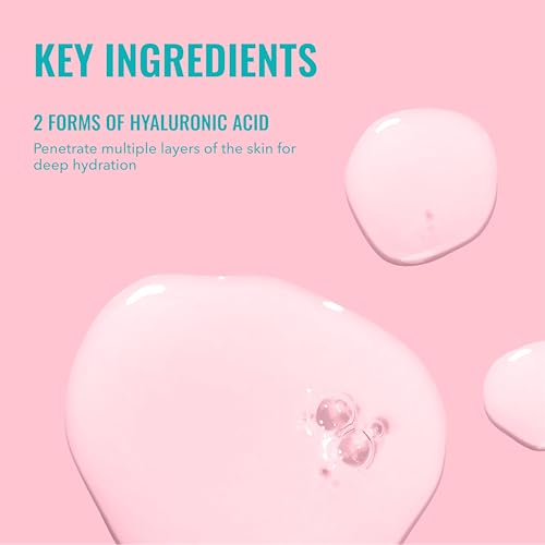 Good Molecules Hyaluronic Acid Serum Pack 3 ? 75 ml / 2.5 fl oz Each | Lightweight Facial Serum with 1% Hyaluronic Acid for Hydration