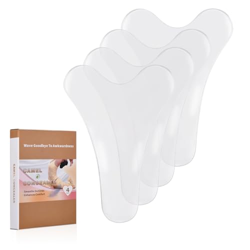 4 Pack Y Shape Silicon Concealer, Reusable Cover, Seamless Hider, No Underwear Guard White