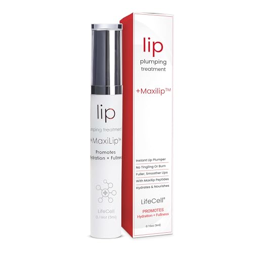 LifeCell Lip Plumping Treatment - MaxiLip Peptide Hydrating Gloss Balm