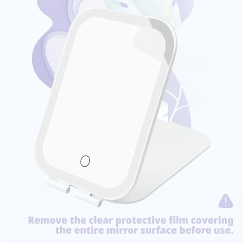 Portable Rechargeable Makeup Mirror with LED Lights