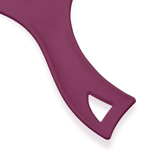 Zadro Salon Professional 10x19 Magenta Large Distortion-Free Hand Mirror with Handle