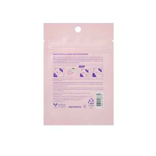 TONYMOLY x Squishmallows Patty + Ronnie Blemish Patches - Niacinamide infused Hydrocolloid pimple patches, 24 Patches