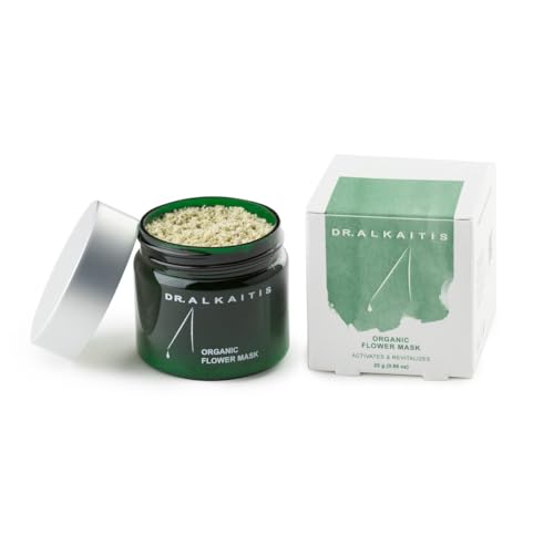DR. ALKAITIS Organic Flower Mask - Organic Floral Exfoliating Treatment with Oat Complex - Radiance Enhancing, Pore Refining - Dual-Use Scrub & Mask (30g/1.05oz)