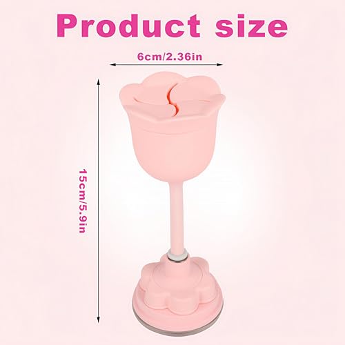 360° Rotating Nail Polish Holder with Suction Base