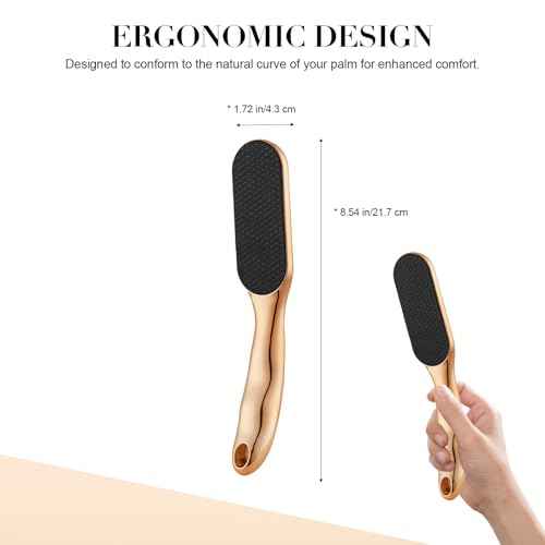 Nano Glass Foot File with Ergonomic Handle - Effective Callus and Dead Skin Remover, Foot Scrubber for Wet and Dry Use, Pedicure Tool for Smooth Feet Care