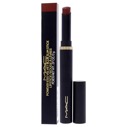 MAC Powder Kiss Velvet Blur Slim Stick - Pumpkin for Women - 0.7 oz Lipstick