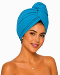 Elizabeth Roberts 100% Cotton Hair Towel Wrap for All Hair Types