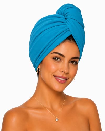 Elizabeth Roberts 100% Cotton Hair Towel Wrap for All Hair Types