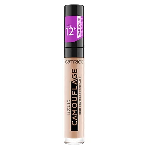 Catrice | Liquid Camouflage High Coverage Concealer | Ultra Long Lasting Concealer | Oil & Paraben Free | Cruelty Free (020 | Light Beige)