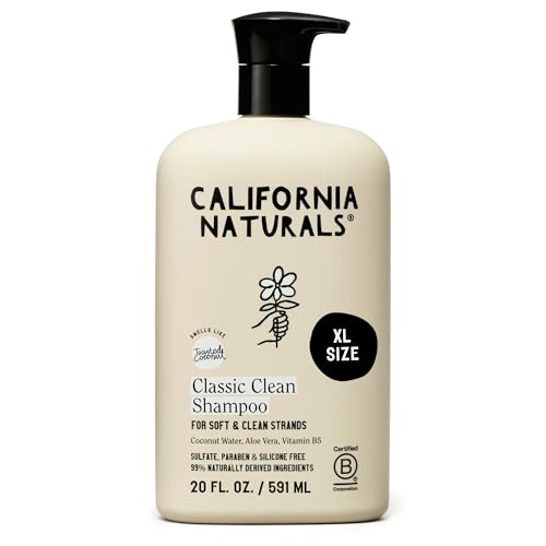 California Naturals Toasted Coconut Shampoo - Sulfate Free, All Hair Types, 20 fl oz