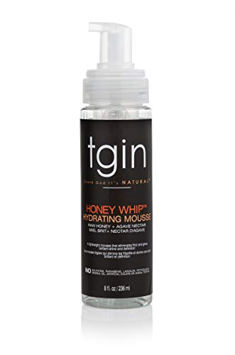 Thank God It's Natural Honey Whip Hydrating Curl Mousse - 8 Oz for Frizz & Shine