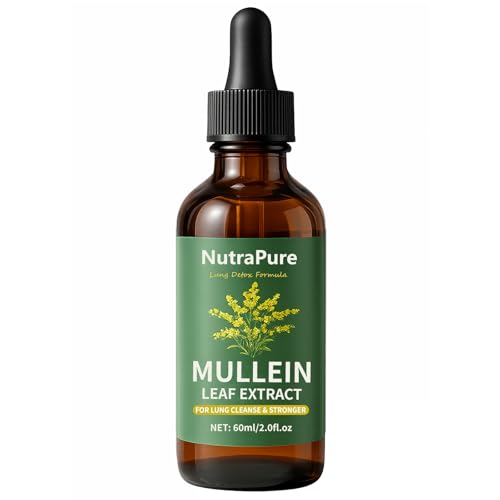 Organic Mullein Extract Drops for Respiratory & Immune Support - 2.0 fl oz