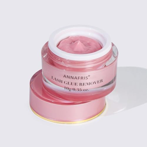 Cream Lash Remover for Eyelash Extensions,10g Eyelash Glue Remover Lash Tech Supplies for Salon Use (Strawberry Flavored)