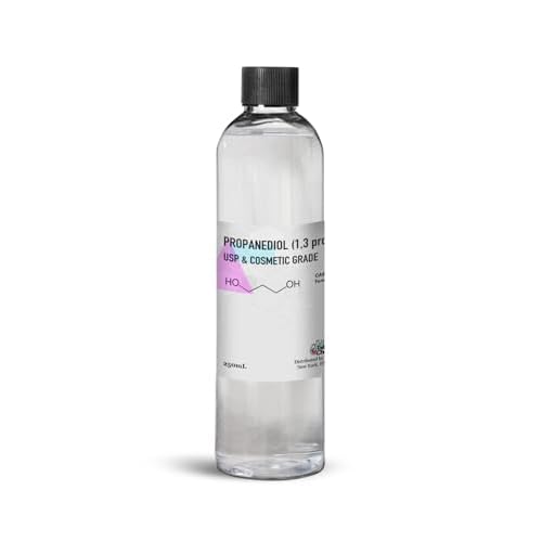 Propanediol PDO Liquid 1,3 (250 mL / 8.45 Ounce) Propanediol 1,3 Cosmetic and USP Grade (8.45, Ounces)