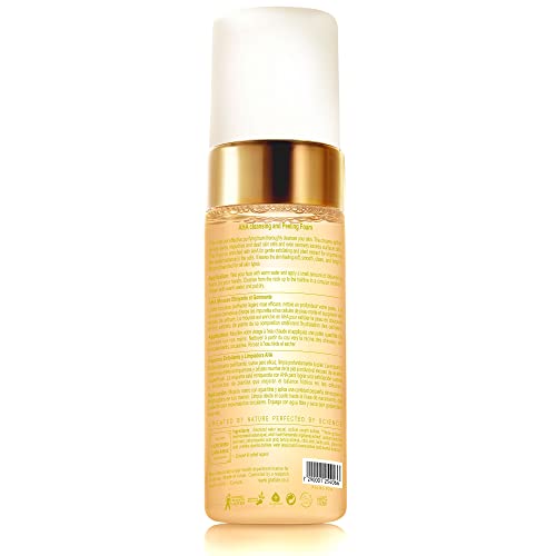 Gratiae Organics AHA Cleansing and Peeling Foam ? Non-Drying Facial Cleanser for Sensitive Skin, 5.1 fl oz