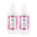 R+Co Candy Stripe Protect + Prep Detangling Spray | Instantly Detangles, Nourishes Hair, Prevents Breakage | Vegan + Cruelty-Free | 8.5 Fl Oz