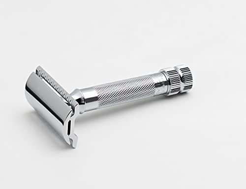 Merkur Mk34c Double Edge Razor with Heavy Duty Short Handle