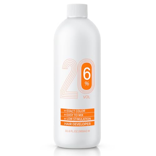 20 Volume Hair Developer Cream, 900ml - Hair Bleach Lightener