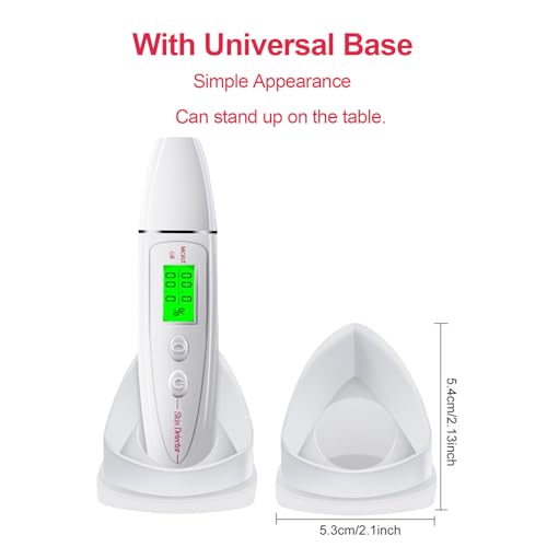 Digital Skin Hydration & Oil Tester with LCD Display
