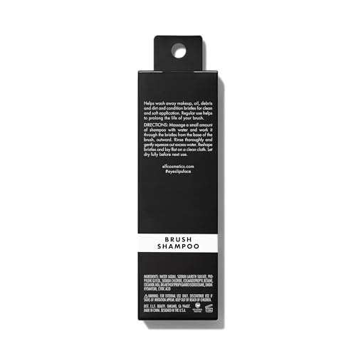 e.l.f. Makeup Brush Shampoo, Gentle Bristles Conditioner To Easily Remove Oils & Dirt From Makeup Brushes, 4.1 Fl Oz, Vegan & Cruelty-Free
