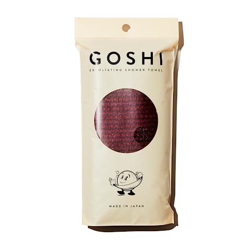 GOSHI Exfoliating Shower Towel Long Body Scrubber