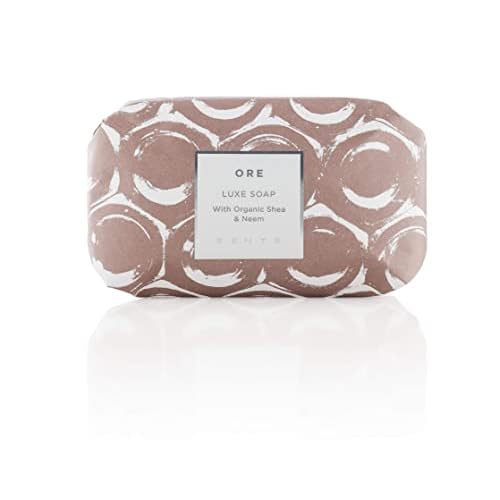 Zents Luxe Moisturizing Soap Bar Set (Earth, Ore, Sun) | Triple-Milled Shea Butter & Coconut Oil | Gentle Hand & Body Soap | Nourishes & Softens Skin | 5.7 oz (3 Bars)