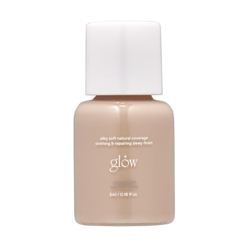 glow mini breathable blemish balm #one | medium-coverage bb cream & tinted moisturizer | skincare-like finish with green tea leaf water infusion | healthy radiant non-comedogenic | 0.2 fl oz
