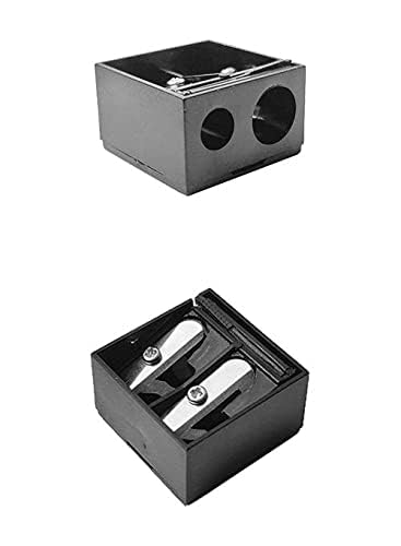 Dual Pencil & Makeup Sharpener - Compact, Durable & Easy to Clean