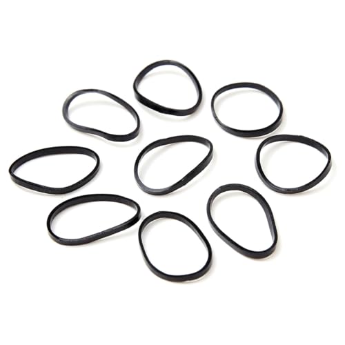 3200 Elastic Hair Ties Black Mini Rubber Bands for Girls