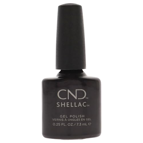 CND Shellac Gel Nail Polish, Long-lasting NailPaint Color with Curve-hugging Brush, Nude/Brown/Tan Polish, 0.25 fl oz