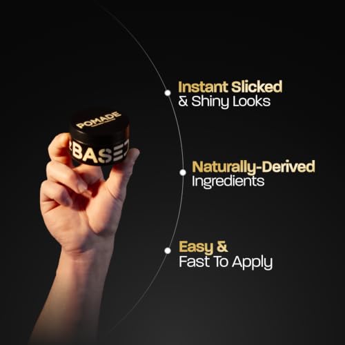 BASED Pomade for Men | Medium Hold, Natural Shine, All Hair Types