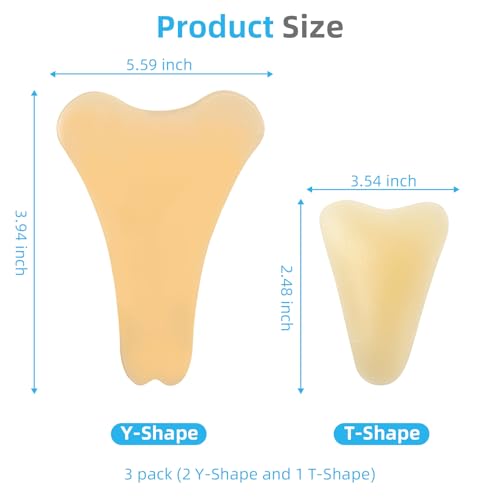 Silicone Camel Toe Concealer Pad - Invisible Reusable (3 Pack)