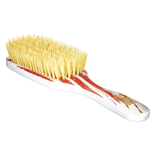 Torino Pro Wave Brush #263-7 Row Medium bristles Shower Brush -100% Extra Long Pure Boar Bristles - Great Workhorse for Laying Down Your 360 Waves