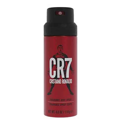 CRISTIANO RONALDO CR7 - Sporty And Modern Essence - Fresh And Woody Fragrance - Vibrant And Contemporary - Bold Sophistication In A Bottle - Long Wearing Aromatic Scent For Men - 4 Oz Body Spray