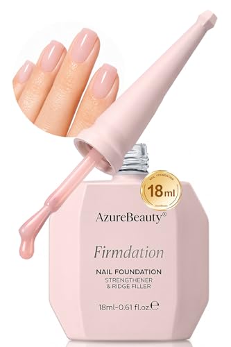 AzureBeauty 18ml Nail Strengthener & Growth Gel - Jelly Pink Ridge Filler (Pack of 1)