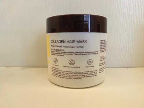 Fadelo Collagen Hair Mask for Damaged & Color-Treated Hair 16.91 fl oz / 500ml