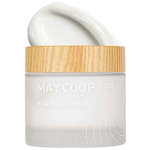 MAY COOP Raw Moisturizer Face Cream ? Daily Hydrating Cream with Maple Sap for Deep Hydration, Softening & Nourishing - Korean Skincare, Vegan Clean Beauty, 2.8oz.