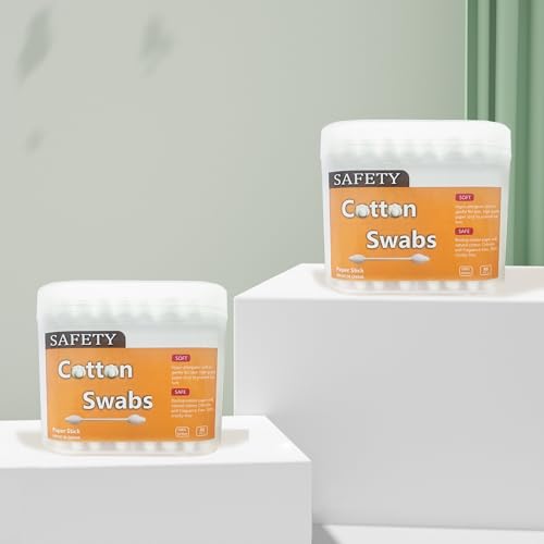 Safety Cotton Swabs with Large Tips, 160 Count (2 Packs)