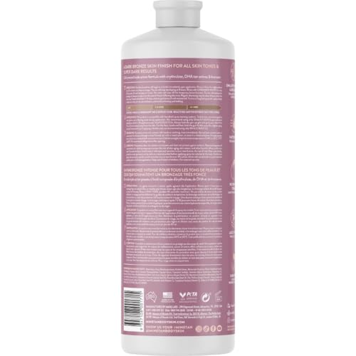 MineTan Spray Tan Solution | Bronze Collection - Dark Sunless Tanning Solutions for a Bronzed, Glow Skin Finish, Fast Dry, Hydrating, Coconut Scented, Salon Pro Formula Fake Tanner Mist, 33.8 Fl Oz