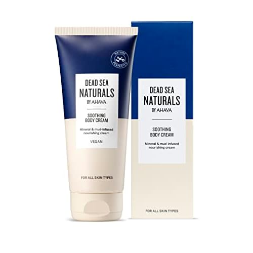Dead Sea Naturals Soothing Body Cream - rich & nourishing, hydrates intensely, provides instant comfort relief, and softens,enriched with exclusive Dead Sea Minerals, 6.7 Fl.Oz
