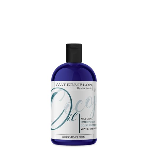 Watermelon Seed Oil - Pure, Unrefined, Cold Pressed, Virgin, Carrier Oil - 8 oz - for Hair, Skin, Nails, Body, Facial Hair - All Natural Antioxidant Moisturizing Hydrating