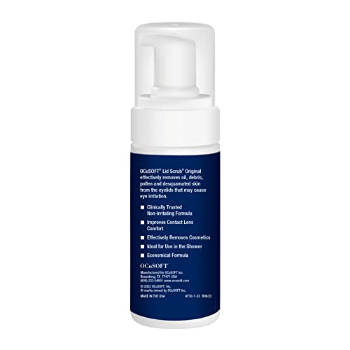 OCuSOFT Lid Scrub Original Foaming Eyelid Cleanser 7.25oz