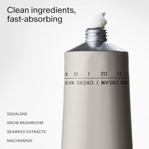 Salt & Stone Hand Cream for Women & Men | Hydrates, Nourishes & Softens Skin | Restores Dry Cracked Hands | Fast-Absorbing | Cruelty-Free & Vegan | Santal & Vetiver 2 fl oz