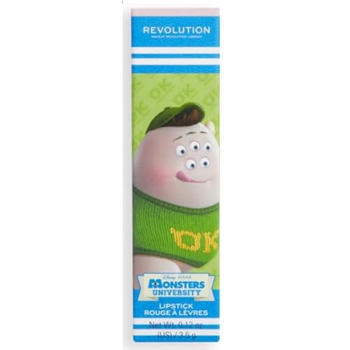 MAKEUP REVOLUTION Revolution x Monsters University Revolution Squishy Lipstick, 0.12 fl.oz (3.5ml) - 1 Count, Matte Pink