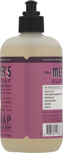 MRS. MEYER'S CLEAN DAY Hand Soap, Plumberry, Made with Essential Oils, 12.5 oz