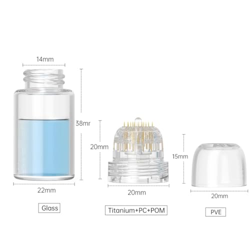 Hydra Needle Derma Stamp 0.25mm Titanium Microneedling Applicator