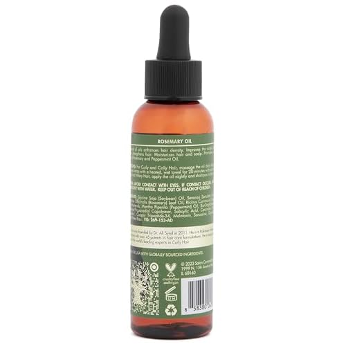 As I Am Rosemary Oil - 2 oz - Hair Density Serum - with Biotin & Saw Palmetto