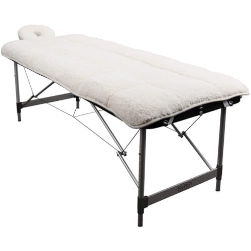 ForPro Quilted Fleece Massage Table Pad Set, Extra Soft