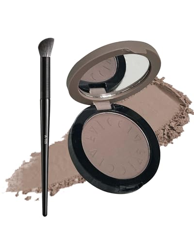 Cool Toned Contour Palette - Matte Face Sculpting Powder with Brush